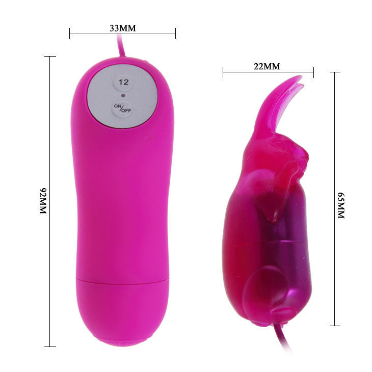 DANCE - VIBRATORE CONIGLIETTO SEGRETO CARINO 12 VELOCITÀ