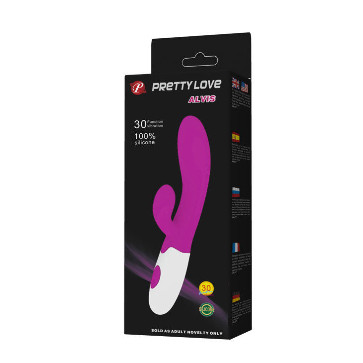 PRETTY LOVE - VIBRATORE PER FLIRT CON STIMOLATORE CLITORIDEO ALVIS