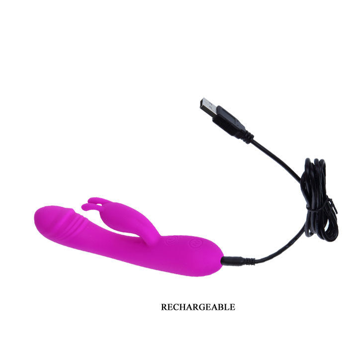 PRETTY LOVE - VIBRATORE INTELLIGENTE CON CONIGLIO 30 MODALITÀ DI CACCIATORE