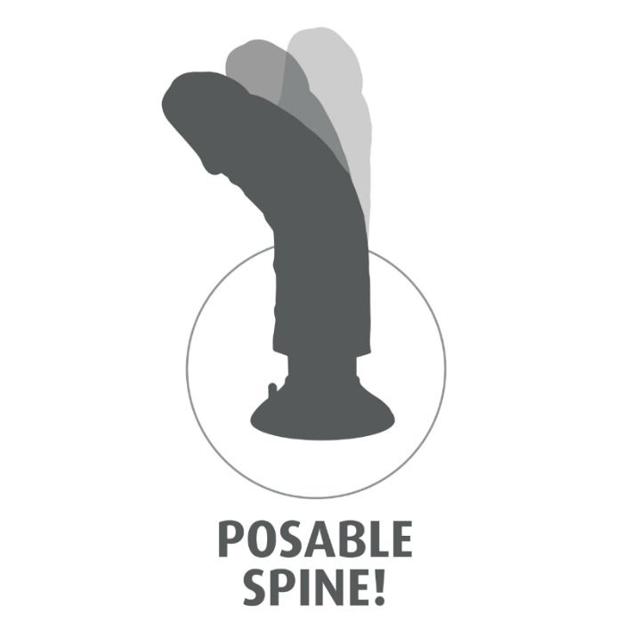 KING COCK - DILDO VIBRANTE CON TESTICOLI 25,5 CM COLORE NATURALE
