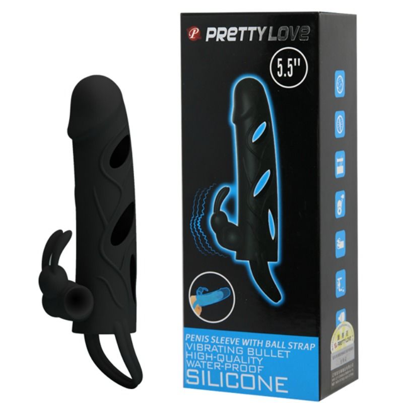 PRETTY LOVE - CUSTODIA VIBRANTE IN SILICONE 14 CM 1.0