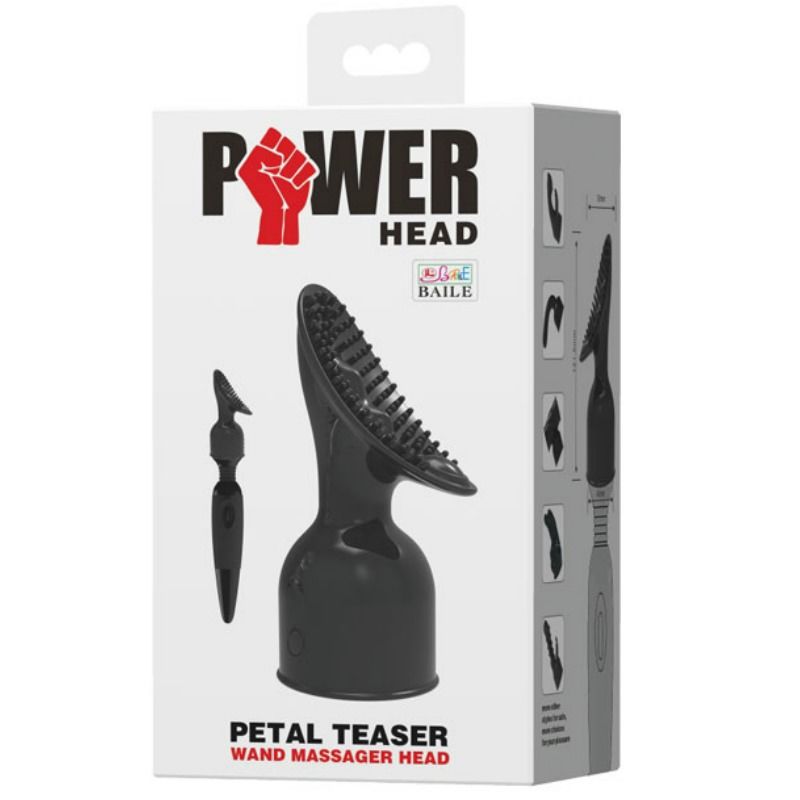 DANCE - POWER HEAD TESTINA INTERCAMBIABILE PER MASSAGGIATORE PER LA STIMOLAZIONE DEL CLITORIDE