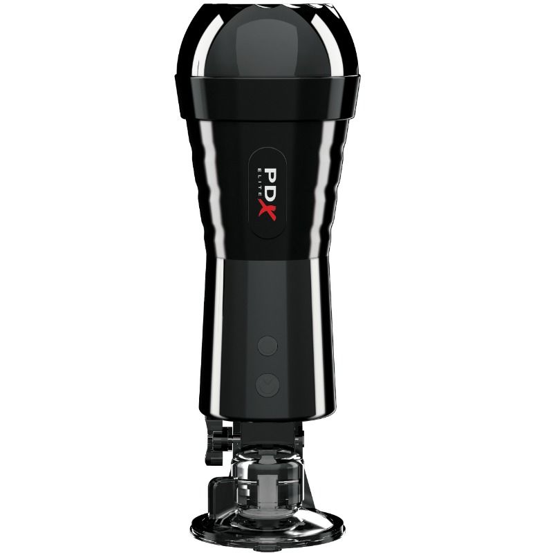PDX ELITE - Masturbatore vibrante con effetto compressione