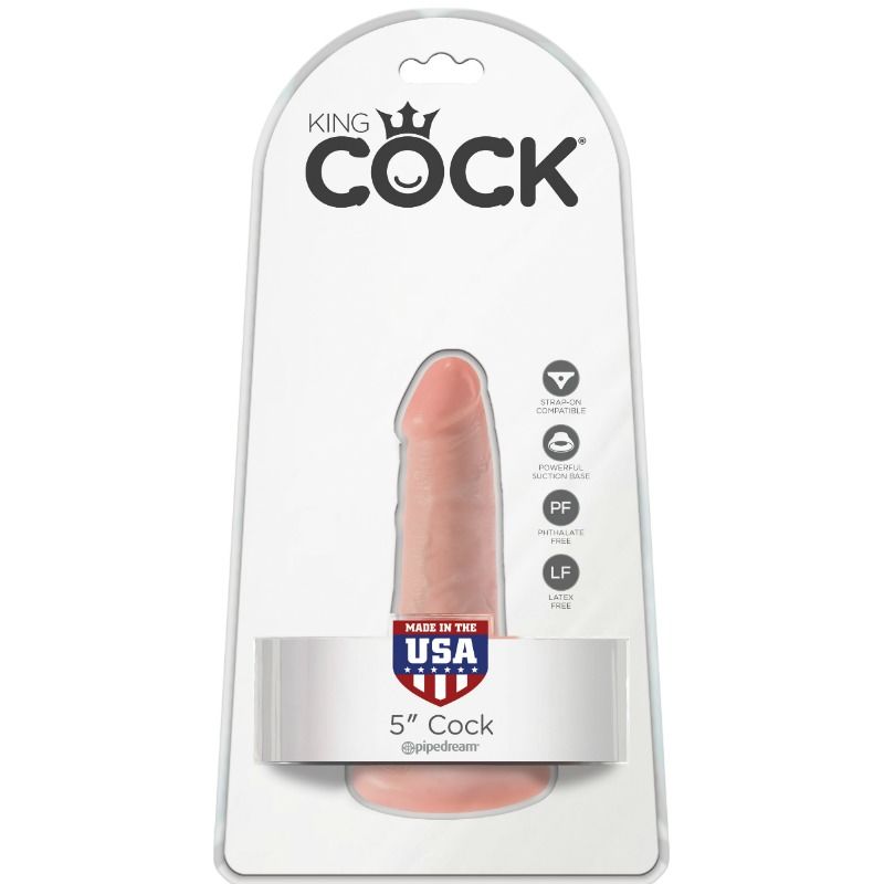 KING COCK - PENE REALISTICO 14 CM COLORE NATURALE