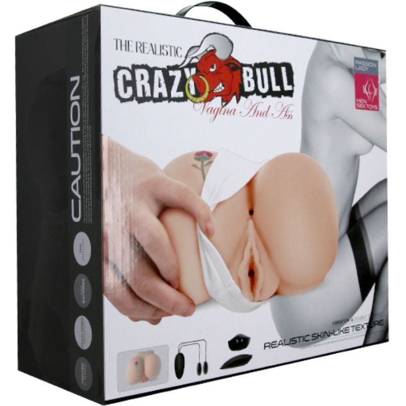 CRAZY BULL - VAGINA E ANO TATUATI VIBRANTI E REALISTICI