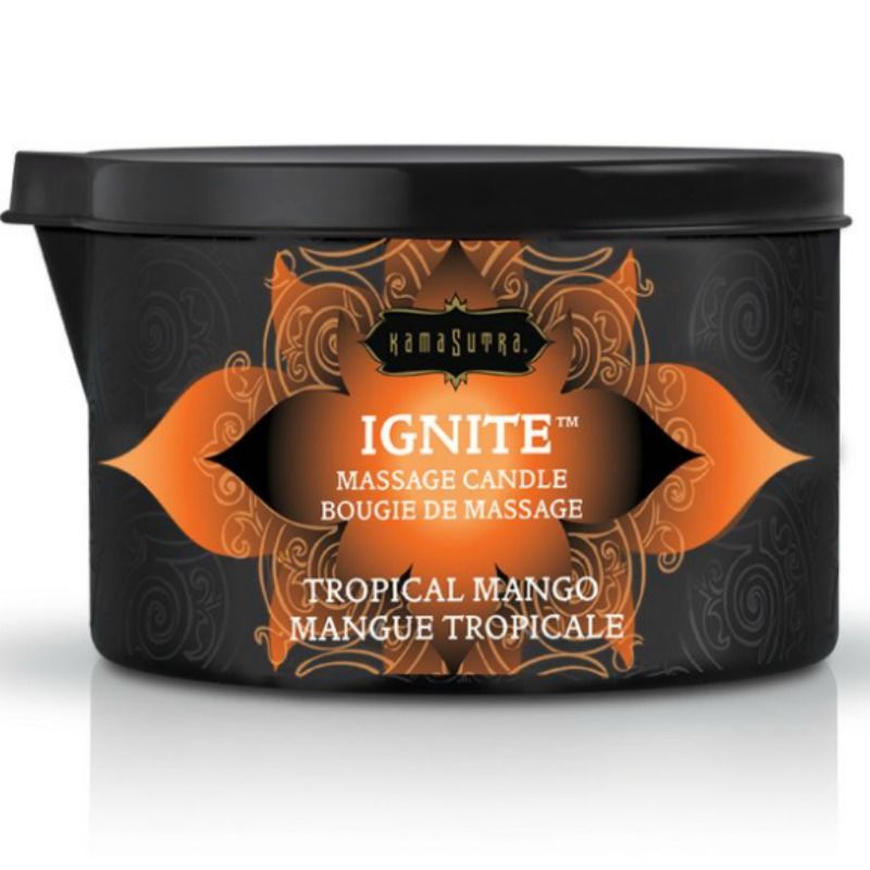 KAMASUTRA - CANDELA DA MASSAGGIO CON MANICO TROPICALE 170 GR