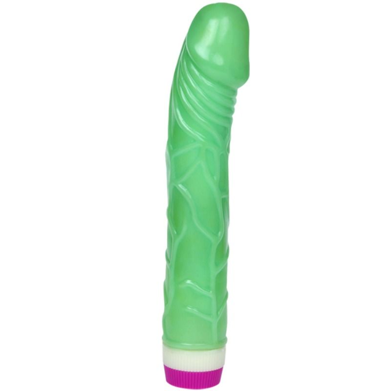 DANCE - VIBRATORE WAVES OF PLEASURE 23 CM VERDE