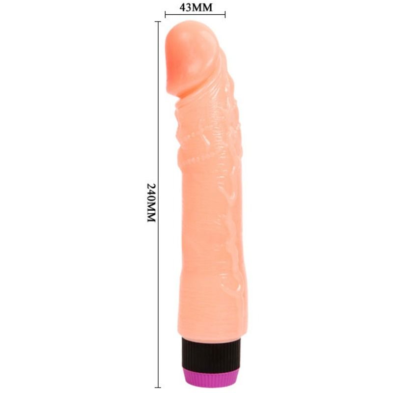 DANCE - VIBRATORE REALISTICO FLESSIBILE NATURALE 24 CM