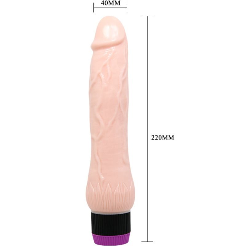 DANCE - ADOUR CLUB VIBRATORE REALISTICO BASE LARGA 22 CM