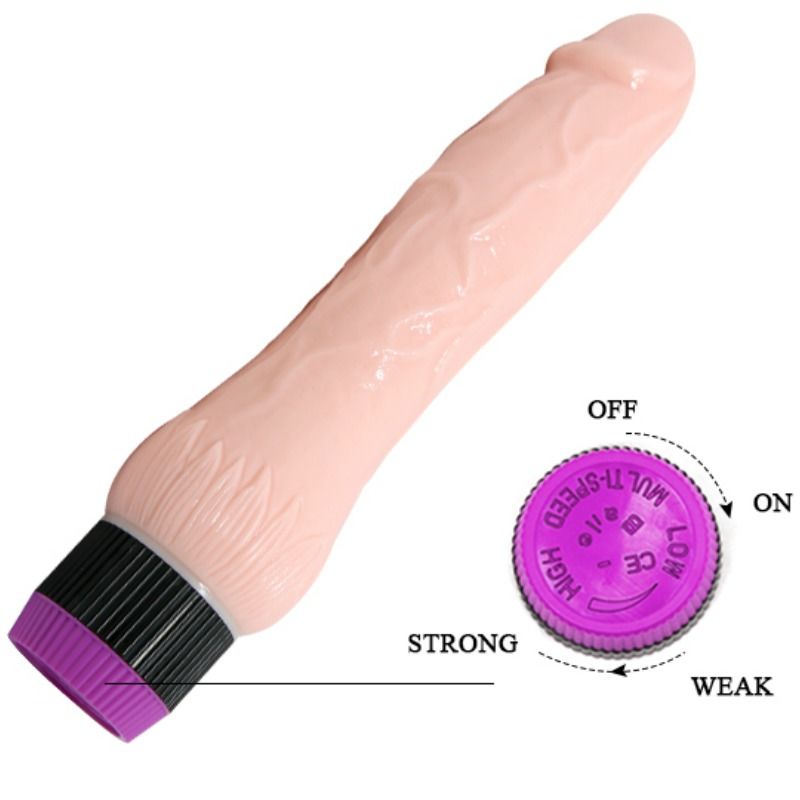 DANCE - ADOUR CLUB VIBRATORE REALISTICO BASE LARGA 22 CM
