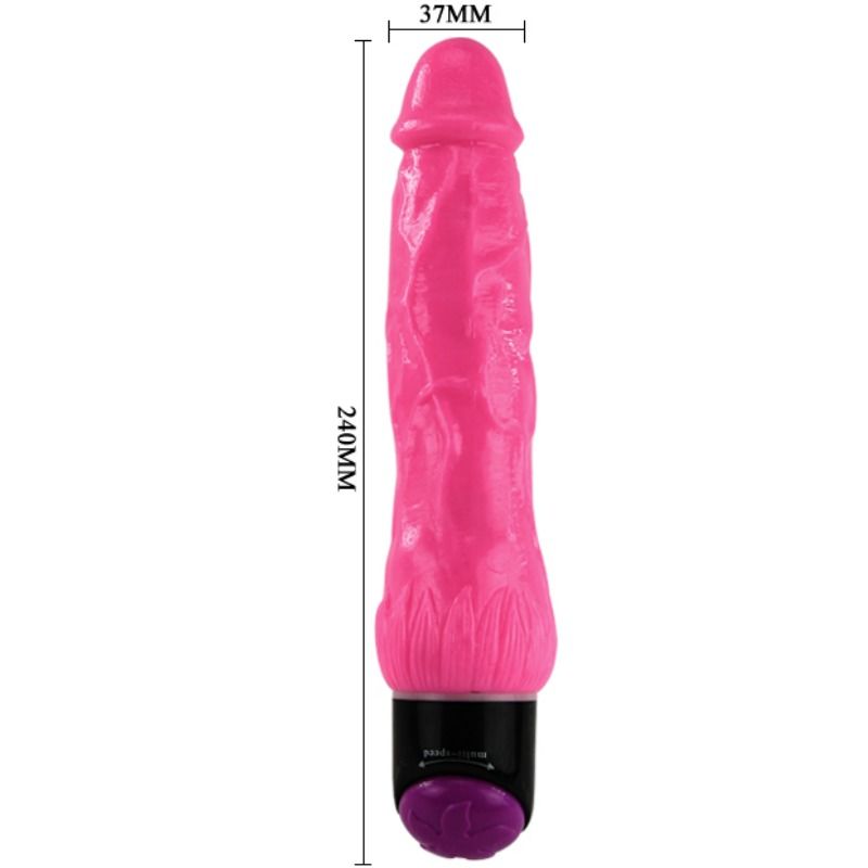 DANCE - VIBRATORE REALISTICO SESSUALE COLORATO ROSA 24 CM