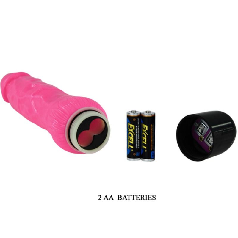 DANCE - VIBRATORE REALISTICO SESSUALE COLORATO ROSA 24 CM