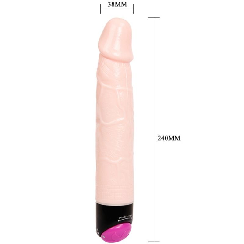 DANZA - VIBRAZIONE E ROTAZIONE SESSUALE COLORATA 24 CM