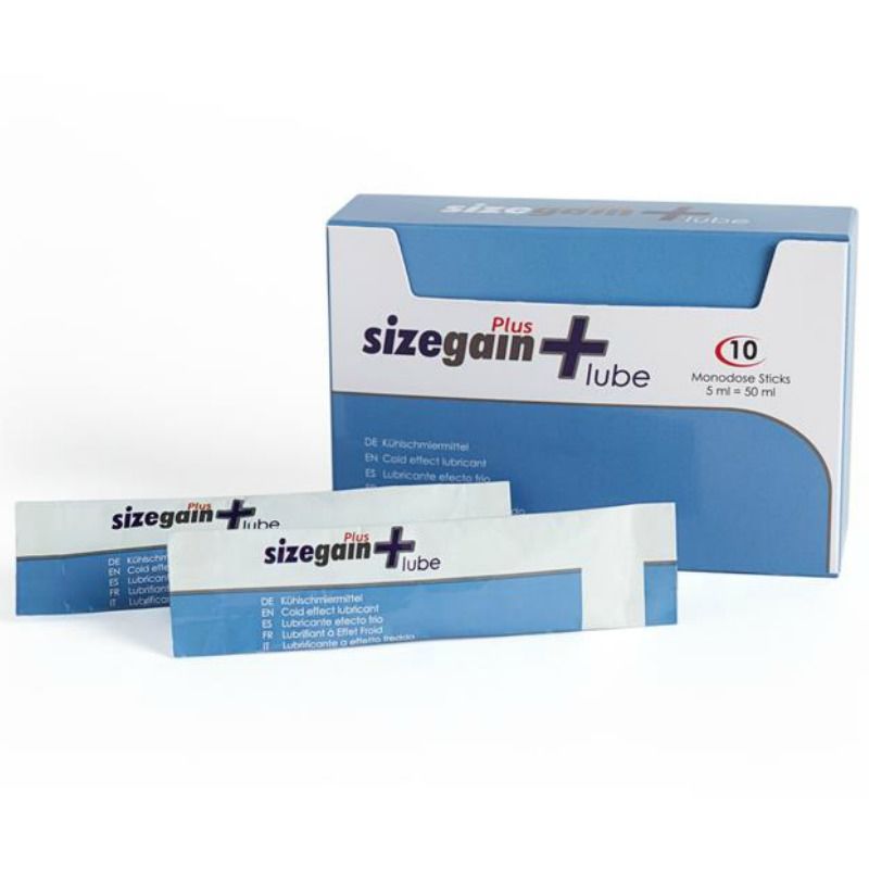 500 COSMETICI - LUBRIFICANTE EFFETTO FREDDO SIZEGAIN PLUS LUBE