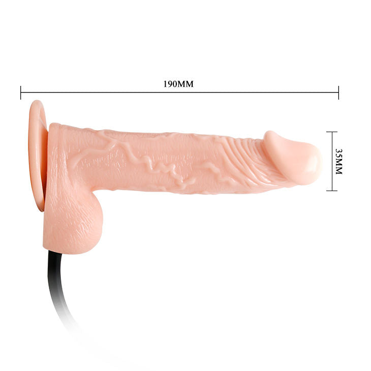 DANCE - DILDO REALISTICO VIBRANTE E GONFIABILE