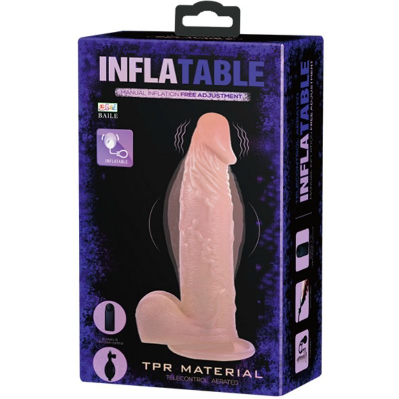 DANCE - DILDO REALISTICO VIBRANTE E GONFIABILE