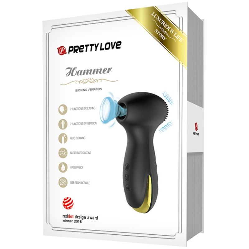 PRETTY LOVE - SMART HAMMER VIBRACIÓN Y SUCCIÓN