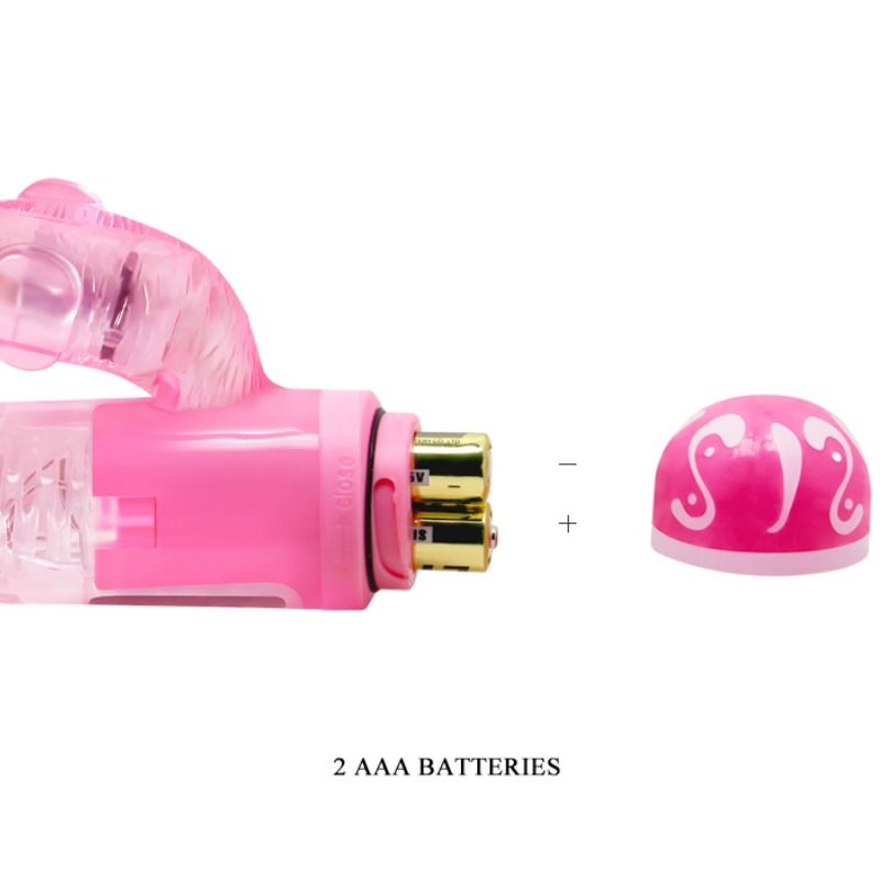 BAILE - VIBRATORE ROSA MULTIVELOCITÀ CON STIMOLATORE