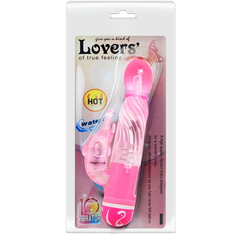 BAILE - VIBRATORE ROSA MULTIVELOCITÀ CON STIMOLATORE