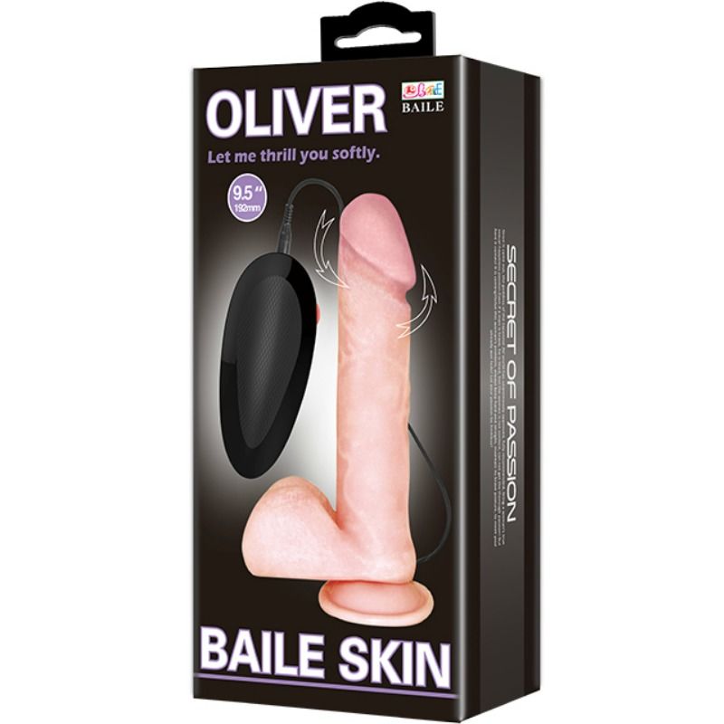 DANCE - VIBRATORE OLIVER REALISTICO CON FUNZIONE DI ROTAZIONE