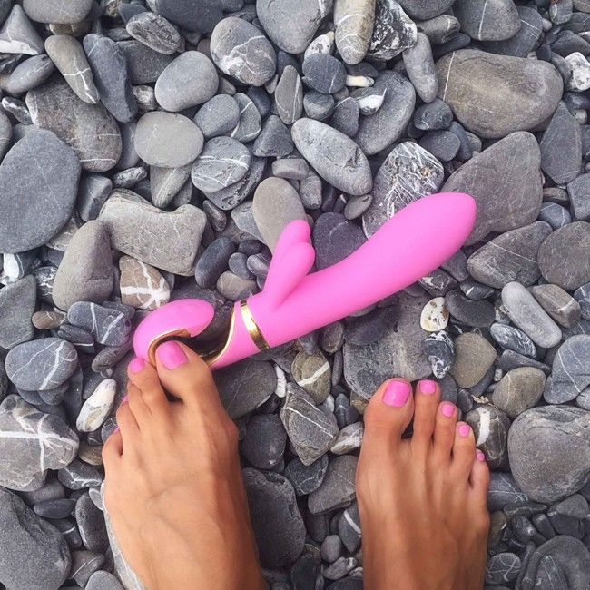 G-VIBE - VIBRATORE CONIGLIETTO RAMPANTE ROSA G-RABBIT