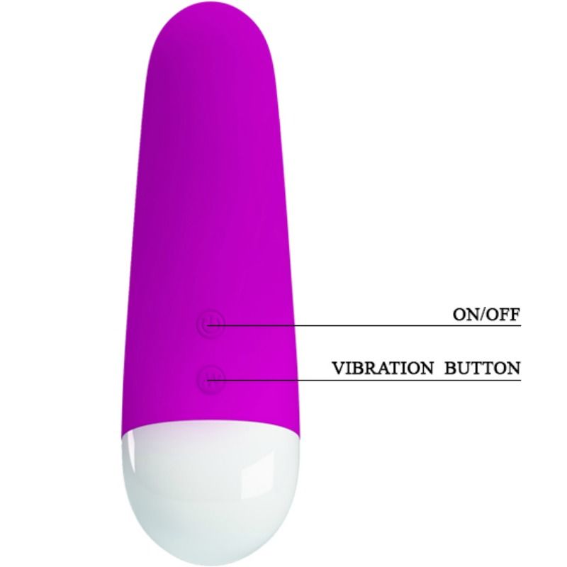 PRETTY LOVE - LUTHER MINI VIBRATORE 30 MODALITÀ DI VIBRAZIONE