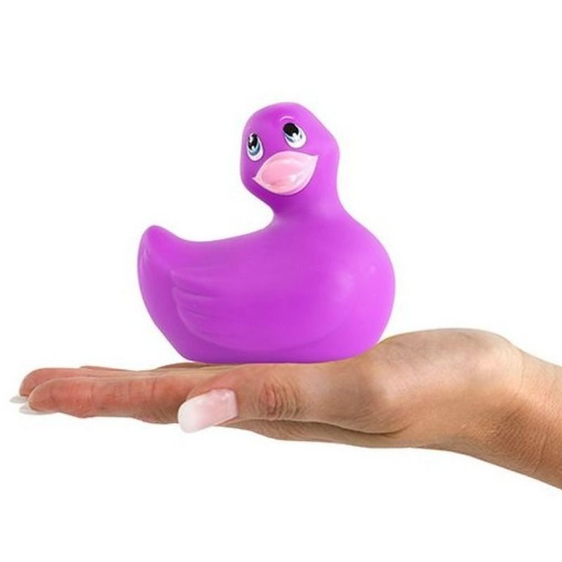 BIG TEASE TOYS - VIBRATORE CLASSICO A FORMA DI ANATRA I RUB MY DUCKIE LILLA