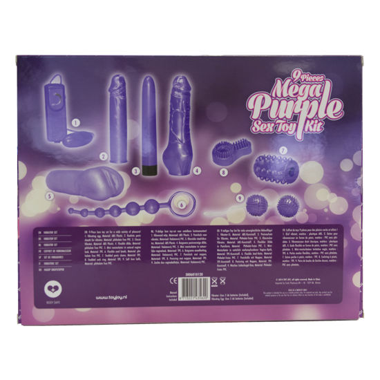 TOYJOY - KIT DI GIOCATTOLI SESSUALI MEGA VIOLA SOLO PER TE