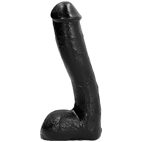 TUTTO NERO - PENE ANALE REALISTICO 23 CM