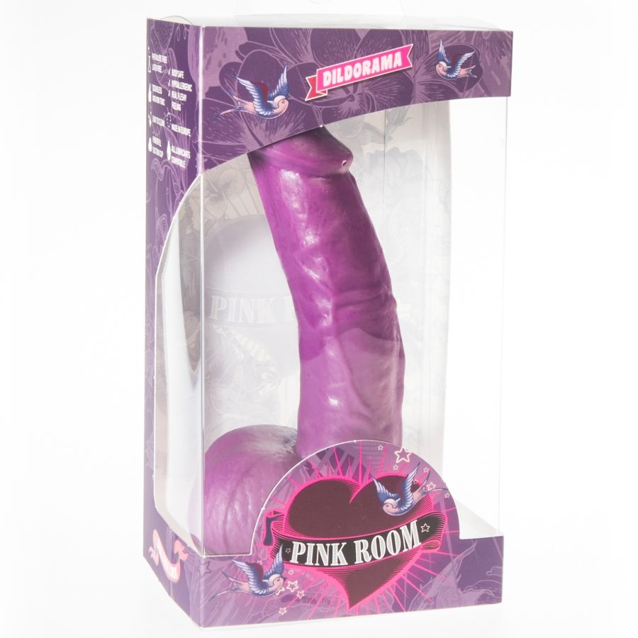 PINK ROOM - CONNOR LILAC DILDO REALISTICO 16 CM
