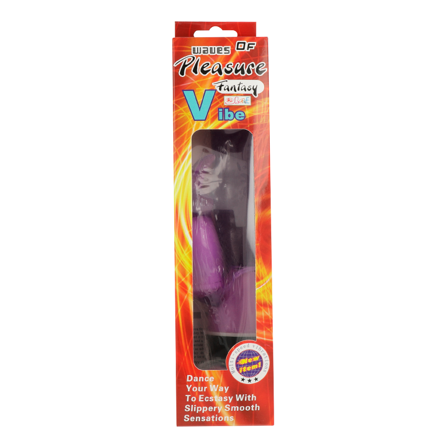 DANCE - VIBRATORE FANTASY WAVES OF PLEASURE CON CONIGLIO LILLA 23 CM
