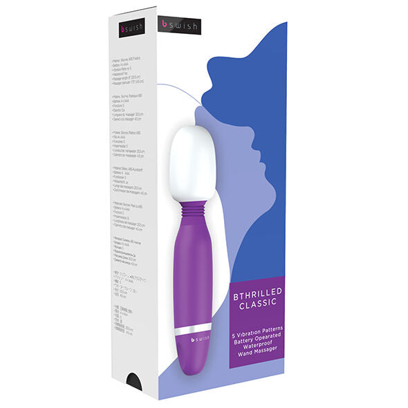 B SWISH - MASSAGGIATORE CLASSICO LILLA BTHRILLED
