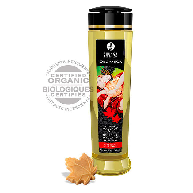 SHUNGA - Olio da massaggio biologico Maple Delight 240 ml