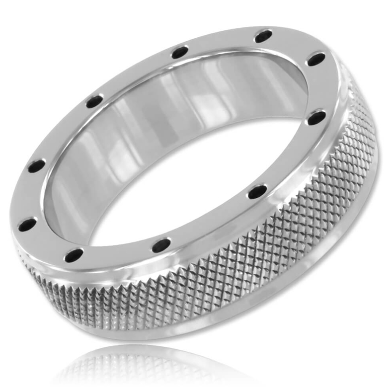 METALLO DURO - ANELLO IN METALLO PER PENE E TESTICOLI 40MM