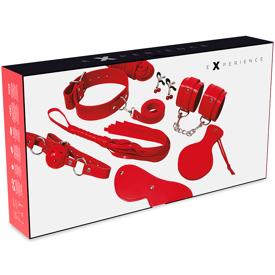 ESPERIENZA - KIT FETISH BDSM SERIE ROSSA