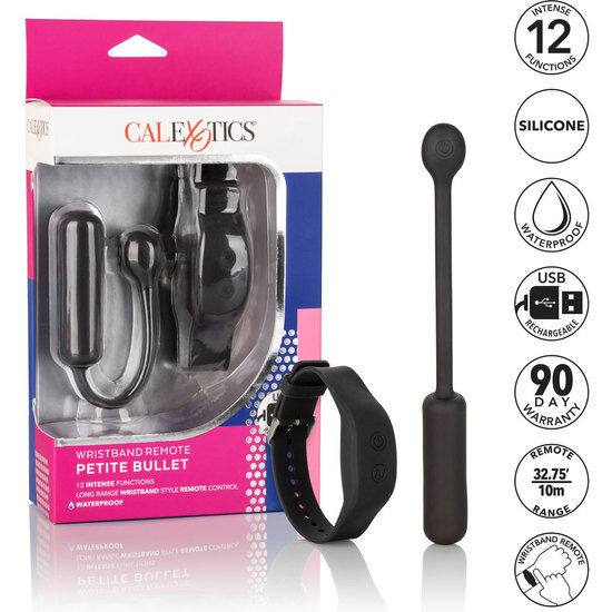 CALEXOTICS - PICCOLO PROIETTILE VIBRANTE CON BRACCIALETTO DI CONTROLLO