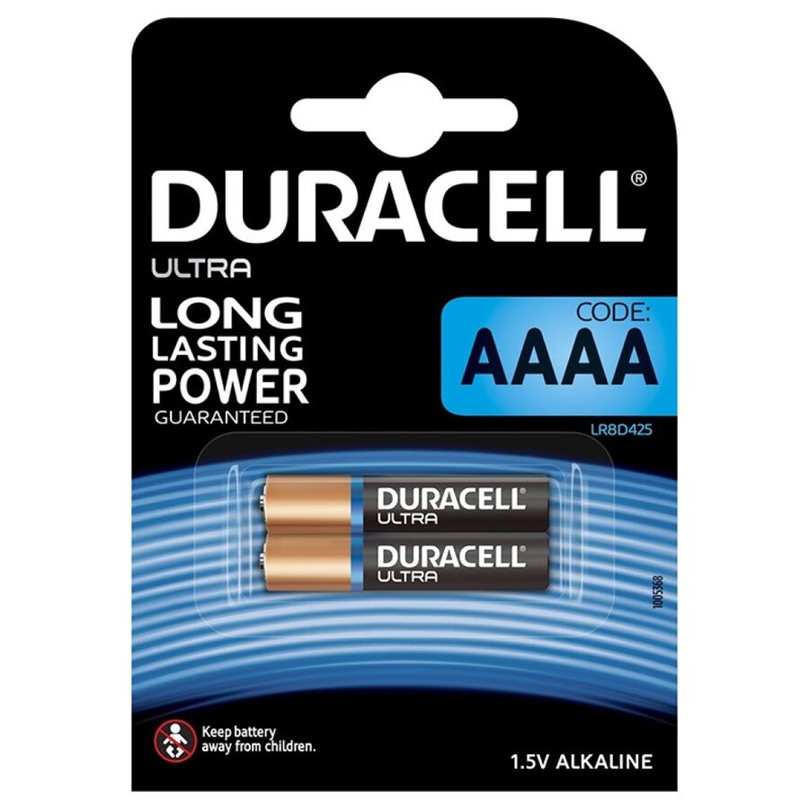 DURACELL - BATTERIA ALCALINE ULTRA POWER AAAA MX2500 1,5 V BLISTER*2