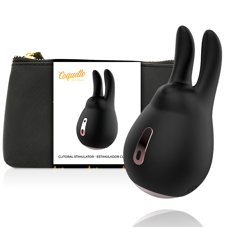 COQUETTE CHIC DESIRE - STIMOLATORE CLITORIDEO CONIGLIO NERO / ORO