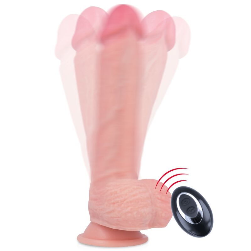 ROCKARMY - APACHE VIBRATORE REALISTICO TELECOMANDO SILICONE LIQUIDO 20,5 CM -O- 4,62 CM