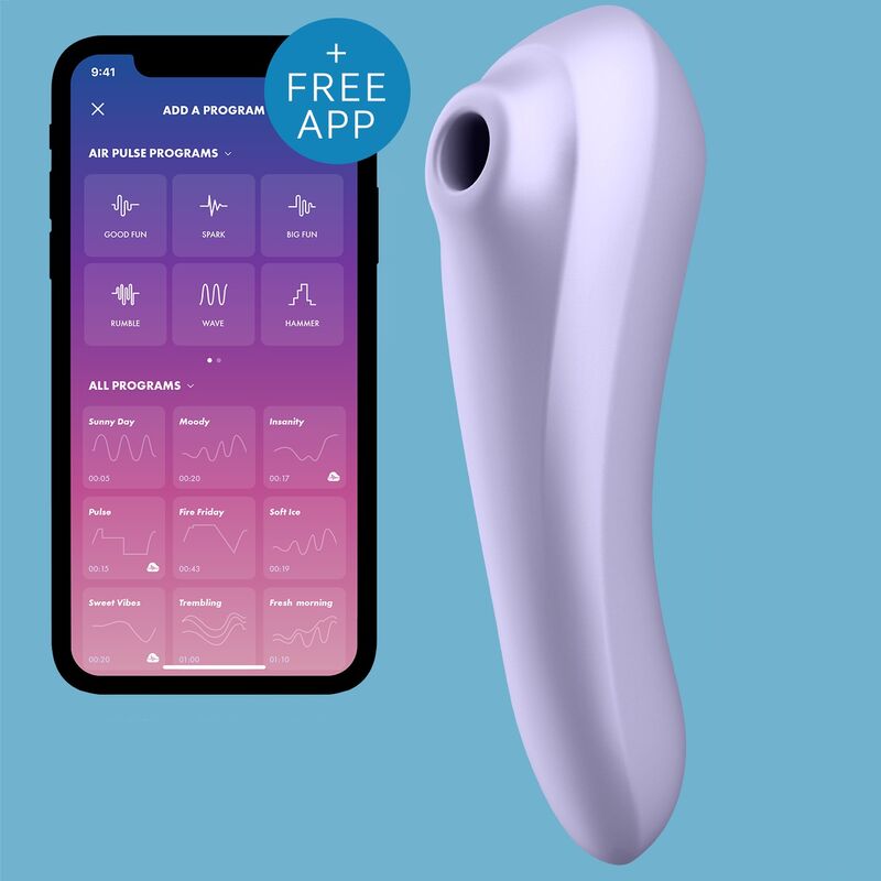 SATISFYER - DOPPIO PIACERE AIR PULSE VIOLA