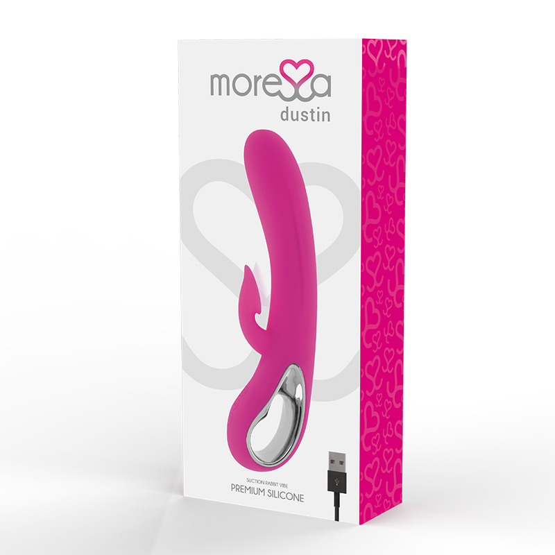 MORESSA - DUSTIN ASPIRAZIONE CLITORIDEA E VIBRAZIONE POTENTE SILICONE PREMIUM RICARICABILE