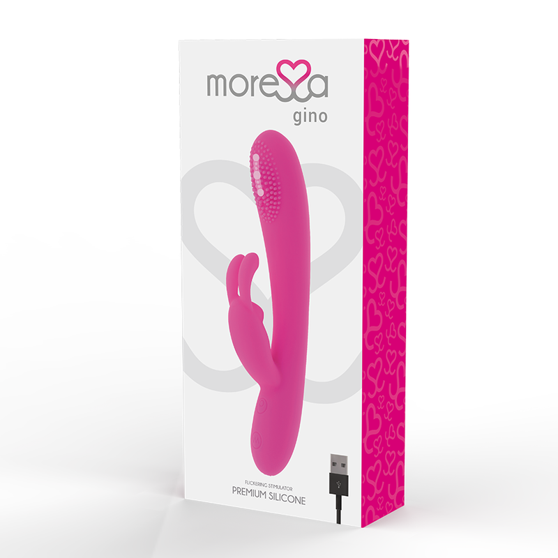 MORESSA - GINO SOLLETICO VAGINALE PREMIUM IN SILICONE RICARICABILE