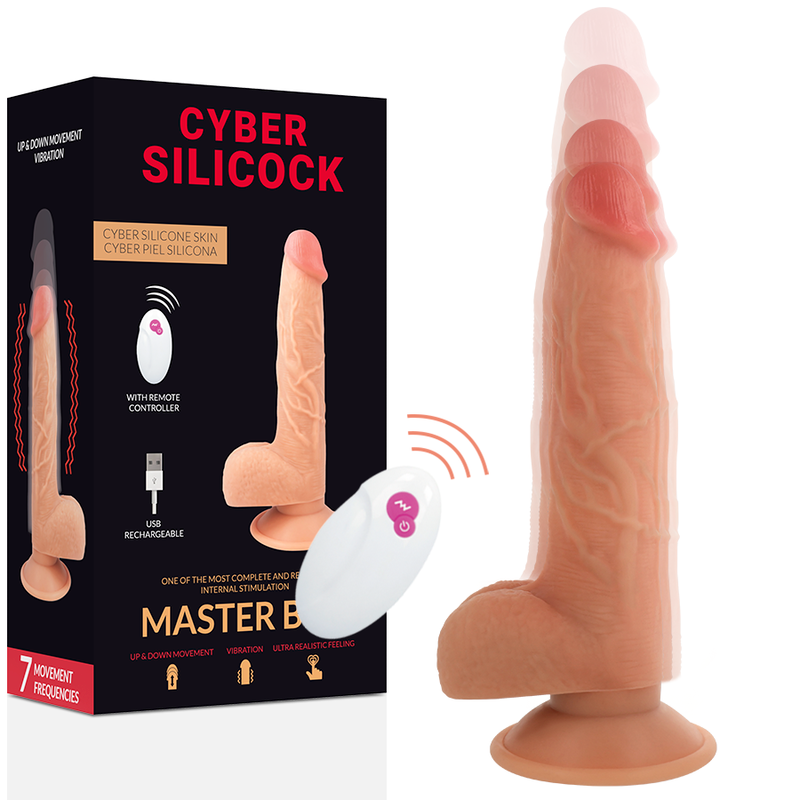 CYBER SILICOCK - TELECOMANDO REALISTICO MASTER BEN 23,88 CM -O- 4,3 CM