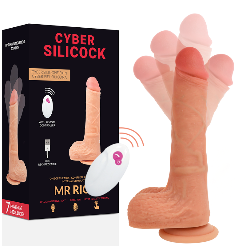 CYBER SILICOCK - TELECOMANDO REALISTICO MR RICK 20,9 CM -O- 4 CM