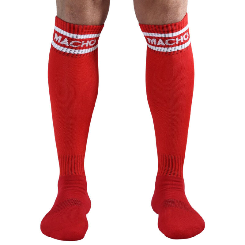 MACHO - CALCETINES LARGOS TALLA ÚNICA AZUL