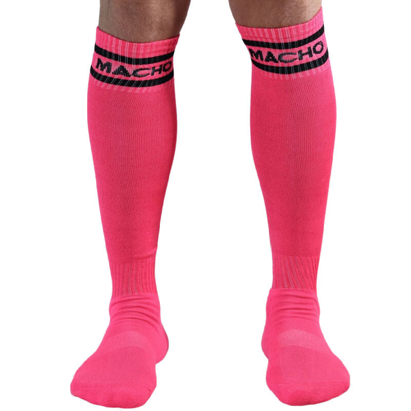 MACHO - CALCETINES LARGOS TALLA ÚNICA AZUL