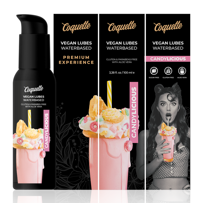 COQUETTE CHIC DESIRE - ESPERIENZA PREMIUM CANDYLICIOUS LUBRIFICANTE VEGANO 100ML