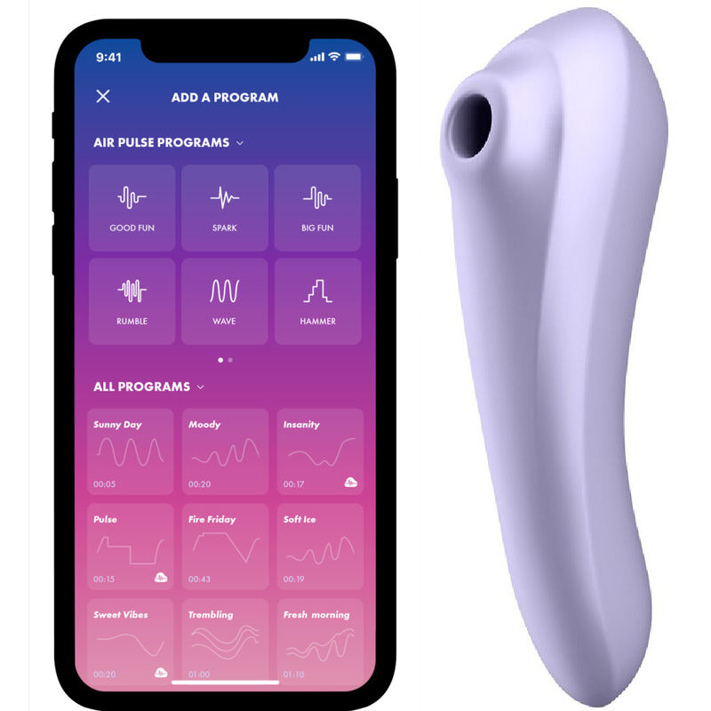 SATISFYER - DOPPIO PIACERE AIR PULSE VIOLA