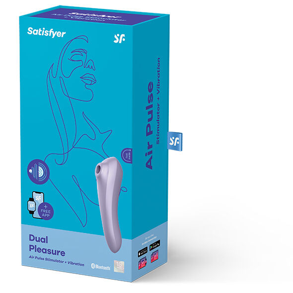 SATISFYER - DOPPIO PIACERE AIR PULSE VIOLA