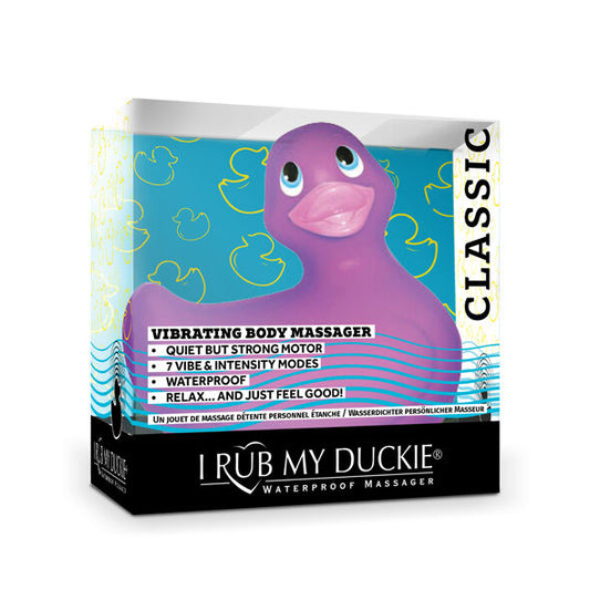 BIG TEASE TOYS - VIBRATORE CLASSICO A FORMA DI ANATRA I RUB MY DUCKIE LILLA